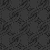 Cotton Wideback Fabric Charcoal/Black Twisted Rope Stitched Braid 108"