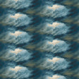 Cotton Print Blue Coastal Guardians Stormy Sky Fabric