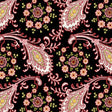 Cotton Wideback Paisley Fabric 118" Candlelight & Romance