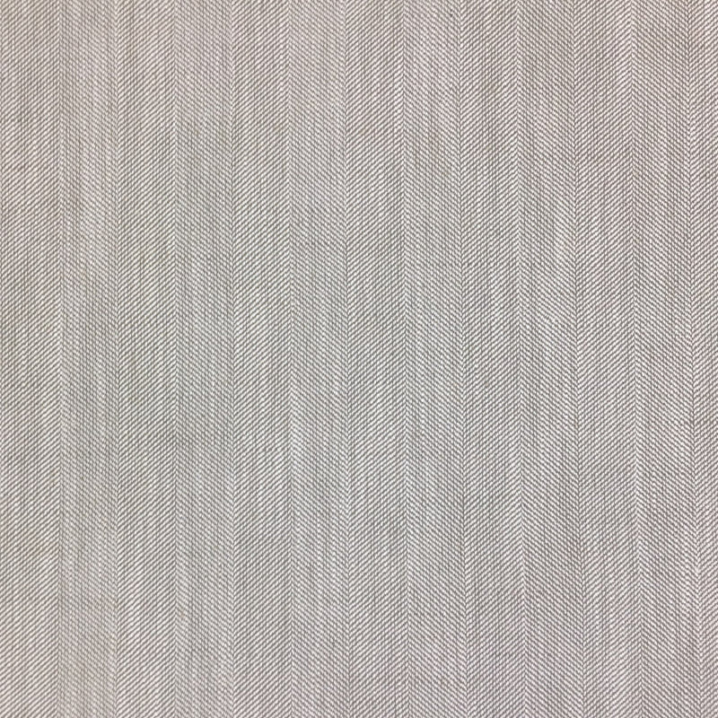 Herring Fabric Polyester Linen Blend Fabric - Herringbone Textured, Natural/Ivory, 55" Width (1 Yard)