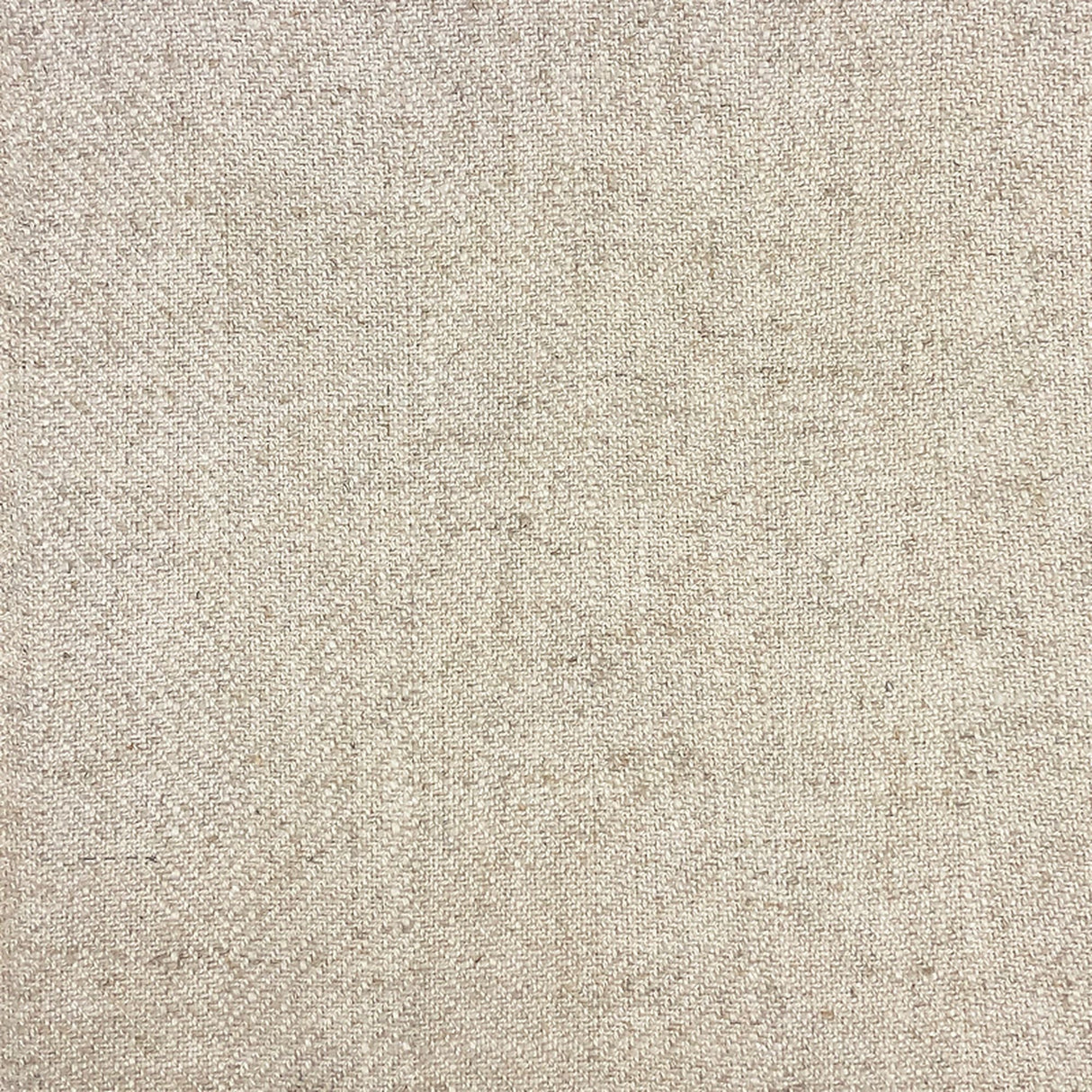 Herring Fabric Polyester Linen Blend Fabric - Herringbone Textured, Natural/Ivory, 55" Width (1 Yard)