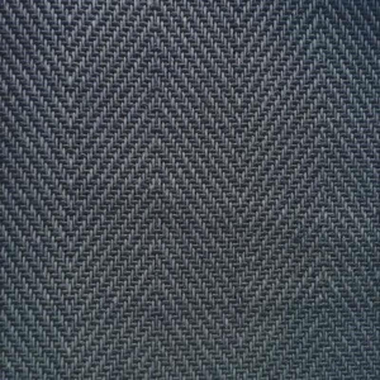 Herringbone Fabric - Herringbone Pattern, Marine, 55" Width (1 Yard)