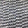 Herringbone Fabric - Herringbone Pattern, Marine, 55" Width (1 Yard)