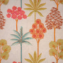 Linen Cotton Crewel Embroidery Fabric in Spring