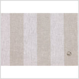 Ivory 2 Stripes Linen