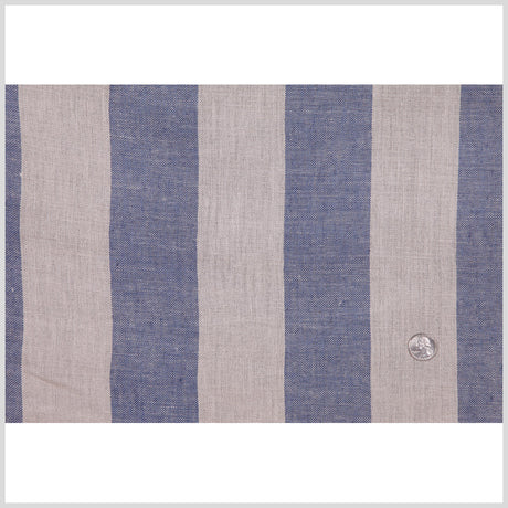 Blue 5 Stripes Linen