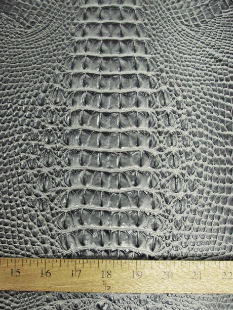 Molasses Brown Hydra Gator 3D Embossed Vinyl Fabric