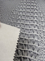 Viper Green Hydra Gator 3D Embossed Vinyl Fabric