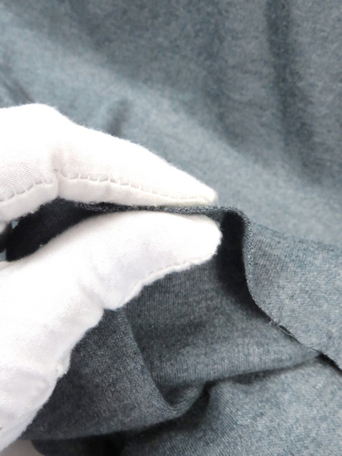 Heather Charcoal Heavy Interlock Poly Cotton Fabric