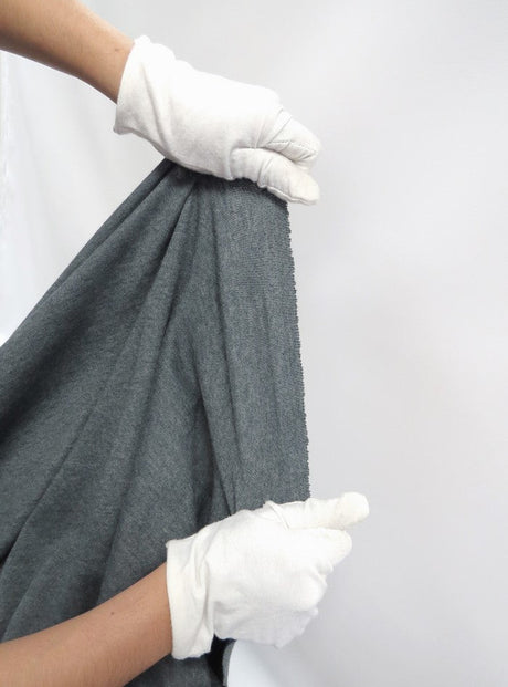 Rust Heavy Interlock Poly Cotton Fabric