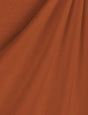 Rust Heavy Interlock Poly Cotton Fabric