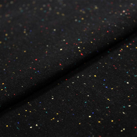 Speckle Cotton Polyester Modal Terry Spandex Fabric - Speckle, 56" Width (1 Yard)