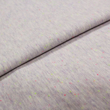 Speckle Cotton Polyester Modal Terry Spandex Fabric - Speckled Solid, 56" Width, 240 GSM (1 Yard)