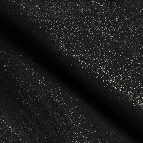 Glitz Sparkle Nylon Spandex Fabric - Black/Silver, White/Silver, Slate Gray/Silver, Scarlett/Silver, Famous/Silver, Champagne/Gold, Dust/Gold, Navy/Silver, 56" Width, 4-Way Stretch (1 Yard)