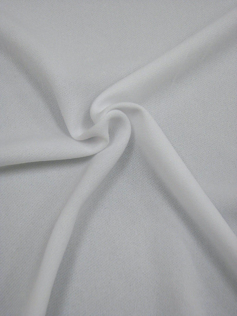 Solid Polyester Helenca Lining Fabric - Nude, White, 58" To 60" Width