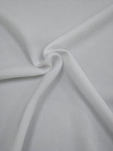 Solid Polyester Helenca Lining Fabric - Nude, White, 58" To 60" Width