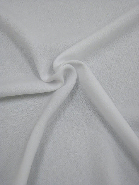 Solid Polyester Helenca Lining Fabric - Nude, White, 58" To 60" Width
