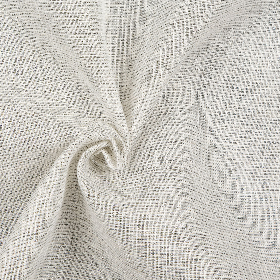 Natural/Silver Solid Linen
