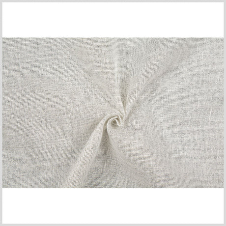 Natural/Silver Solid Linen