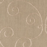 Natural Beige Swirls Embr & Eyelet
