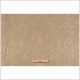 Natural Beige Swirls Embr & Eyelet