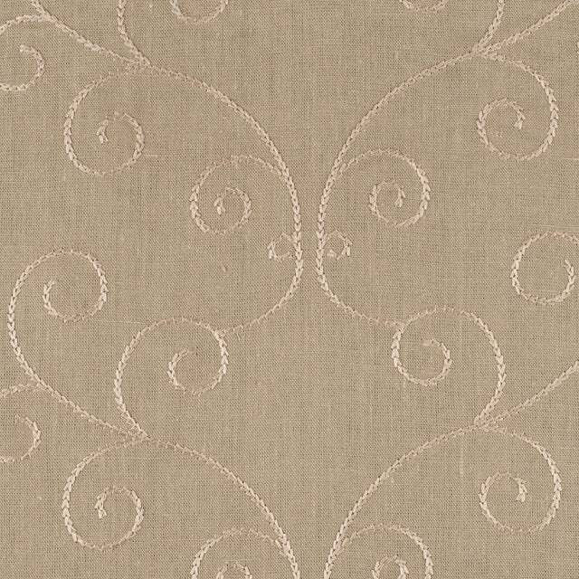 Natural Beige Swirls Embr & Eyelet