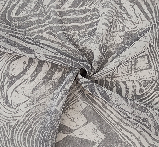 Hi Multi Chiffon 1D1290 Silver Chiffon Fabric - Silver, 58/60" Width (1 Yard)