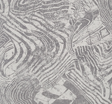 Hi Multi Chiffon 1D1290 Silver Chiffon Fabric - Silver, 58/60" Width (1 Yard)