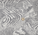 Hi Multi Chiffon 1D1290 Silver Chiffon Fabric - Silver, 58/60" Width (1 Yard)