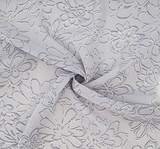 1 Yard Blue Hi Multi Chiffon Lightweight Sheer Polyester Fabric, 58/60" Wide