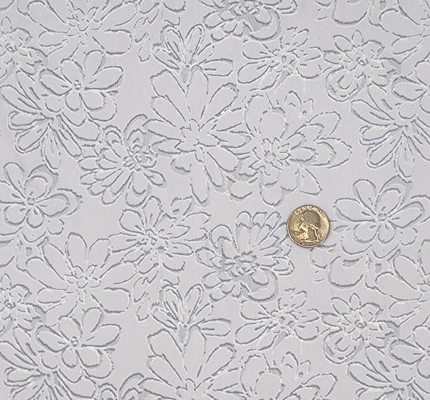 1 Yard Gray Hi Multi Chiffon Lightweight Sheer Polyester with Soft Drape, 58/60" Wide