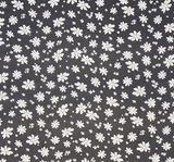 Hi Multi Chiffon 1D1341 Polyester Fabric - Black/Ivory, 58/60" Width