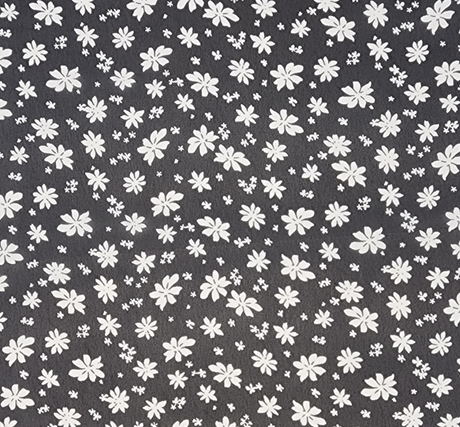 Hi Multi Chiffon 1D1341 Polyester Fabric - Black/Ivory, 58/60" Width