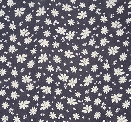 Hi Multi Chiffon 1D1341 Polyester Fabric - Navy/Ivory, 58/60" Width
