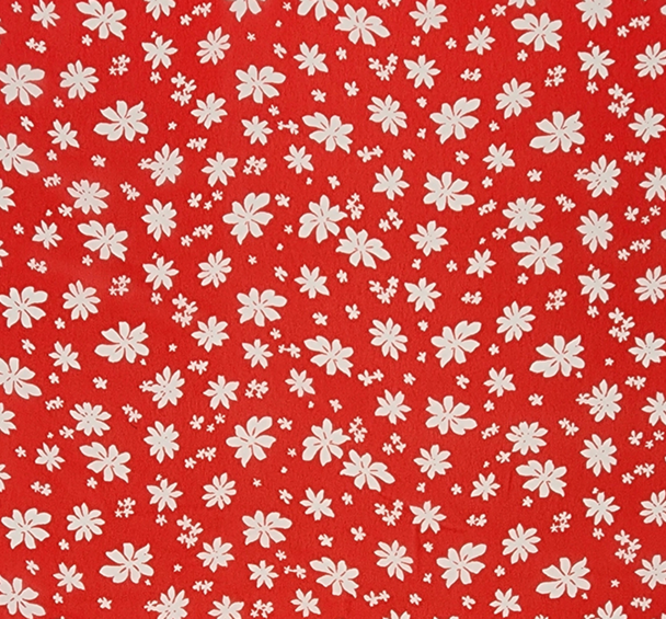 1 Yard Red or Ivory Hi Multi Chiffon Sheer Lightweight Polyester Fabric, 58/60" Wide