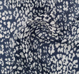 Hi Multi Chiffon 1D1354 100 Percent Polyester Chiffon Fabric - Navy/Ivory, Sheer, 58/60" Width (1 Yard)
