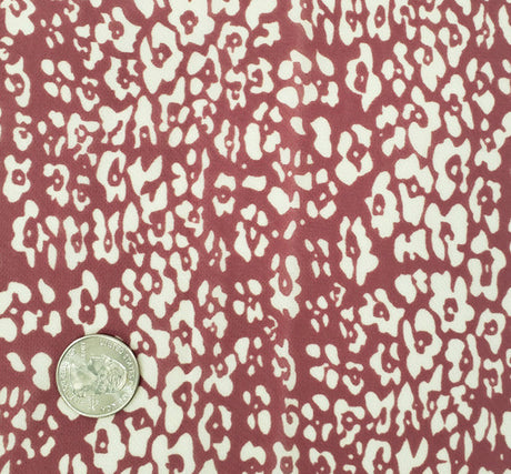 Hi Multi Chiffon 1D1354 Polyester Chiffon Fabric - Wine/Ivory, 58/60" Width