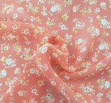 Hi Multi Chiffon 1B493 Blush Polyester Chiffon Fabric - Blush, Sheer, 58/60" Width (1 Yard)