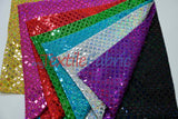 Holographic Shimmer Sequins Fabric - Lightweight Flowy Holographic Sequins, 45" Width (1 Yard)