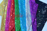 Holographic Shimmer Sequins Fabric - Lightweight Flowy Holographic Sequins, 45" Width (1 Yard)