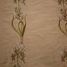 Honora Floral Embroidered Silk Fabric - Brass, Cafe, Fawn, Oyster, Red, Sage, Taupe, 54" Width (1 Yard)