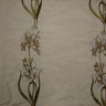 Honora Floral Embroidered Silk Fabric - Brass, Cafe, Fawn, Oyster, Red, Sage, Taupe, 54" Width (1 Yard)