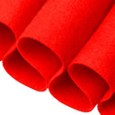 Acrylic Felt Fabric Hot Orange 72 Inch Wide