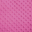 Hot Pink Minky Dimple Dot Fabric,