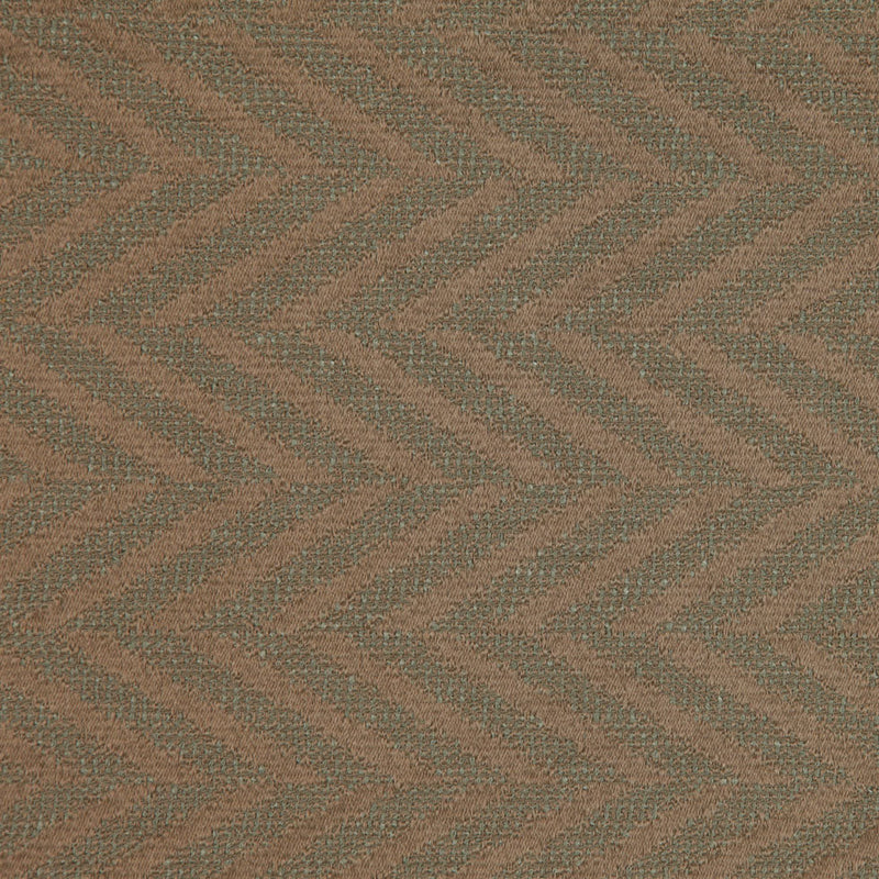 Beige/Mint Zig Zag Woven