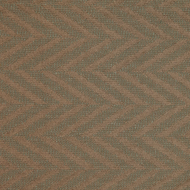 Beige/Mint Zig Zag Woven