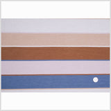 Natural/Beige/Bluestone/Brown Stripes Velvet