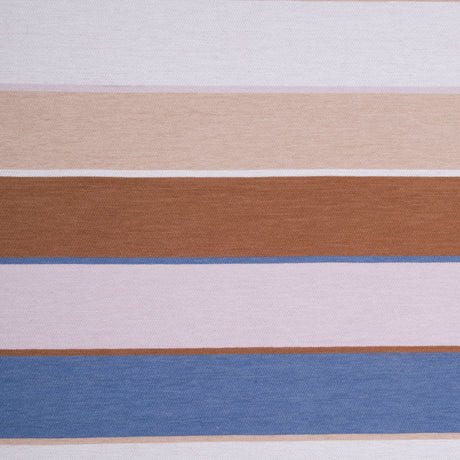 Natural/Beige/Bluestone/Brown Stripes Velvet