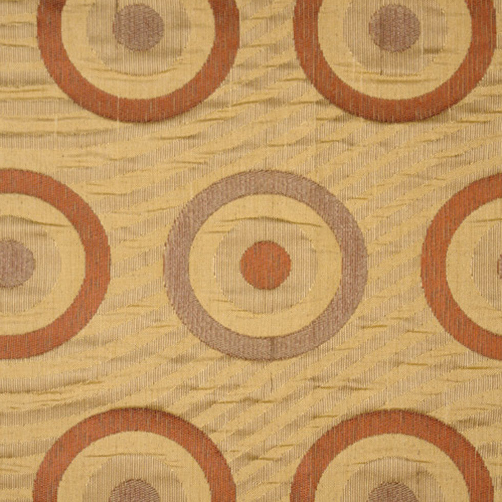 Antique Gold/Spice/Bronze Geometric Woven