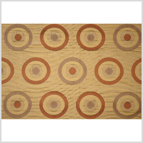 Antique Gold/Spice/Bronze Geometric Woven